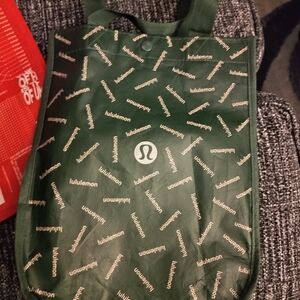 Lululemon Athletica Small Green Tote Bag
